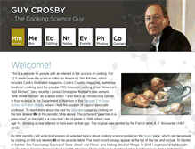 Tablet Screenshot of cookingscienceguy.com